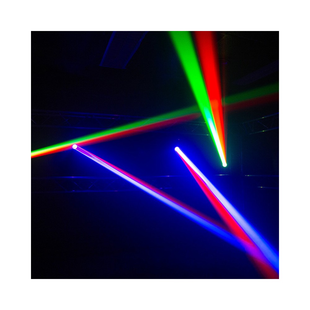 Cabeza móvil BoomTone DJ LED Beam con LED CREE RGBW 4 en 1 de 60 W