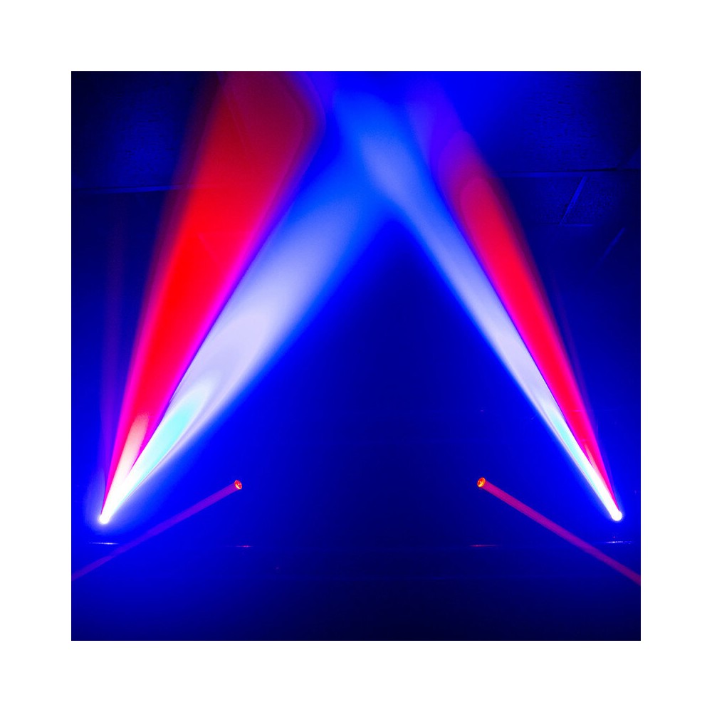 Cabeza móvil BoomTone DJ LED Beam con LED CREE RGBW 4 en 1 de 60 W