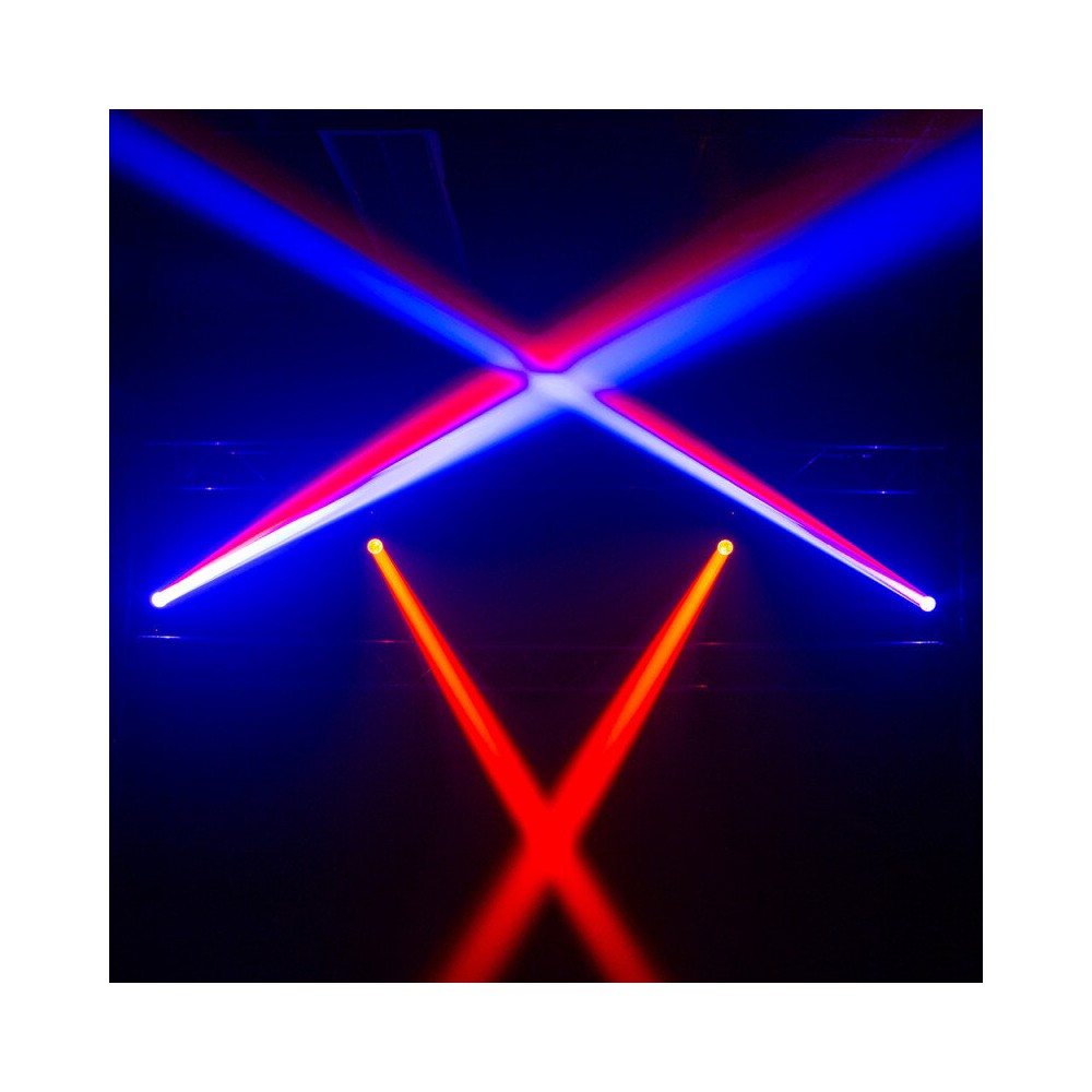 Cabeza móvil BoomTone DJ LED Beam con LED CREE RGBW 4 en 1 de 60 W