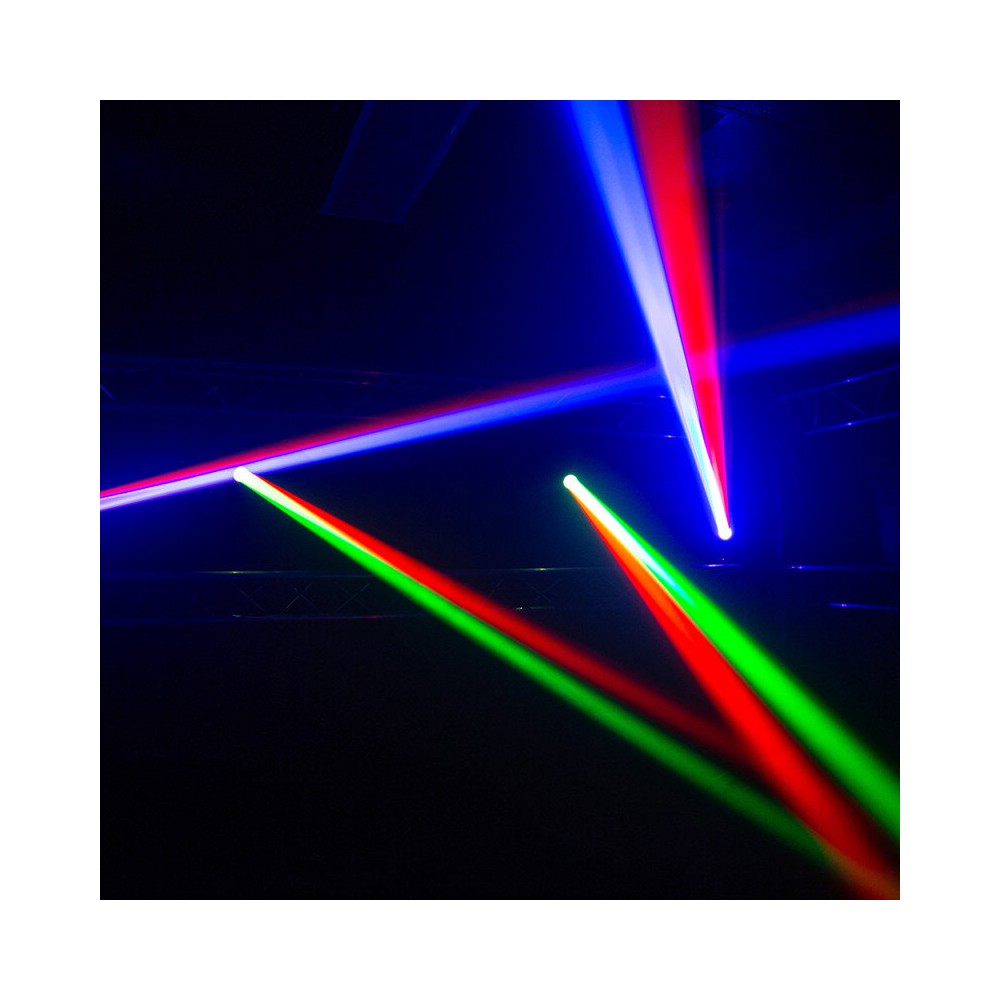Cabeza móvil BoomTone DJ LED Beam con LED CREE RGBW 4 en 1 de 60 W
