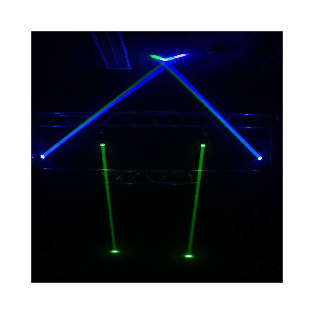 Cabeza móvil BoomTone DJ LED Beam con LED CREE RGBW 4 en 1 de 60 W