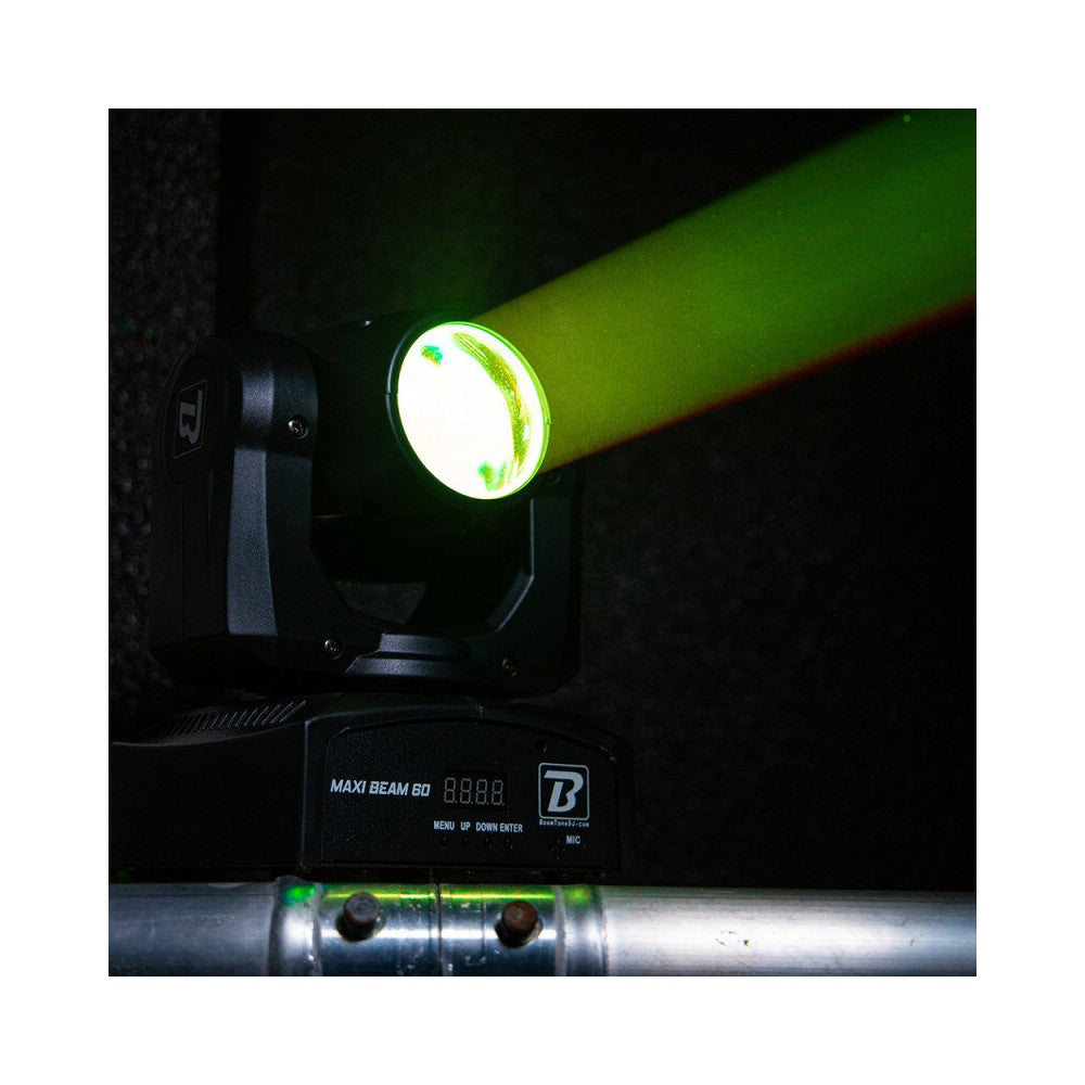 Cabeza móvil BoomTone DJ LED Beam con LED CREE RGBW 4 en 1 de 60 W