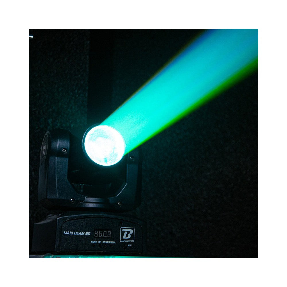 Cabeza móvil BoomTone DJ LED Beam con LED CREE RGBW 4 en 1 de 60 W