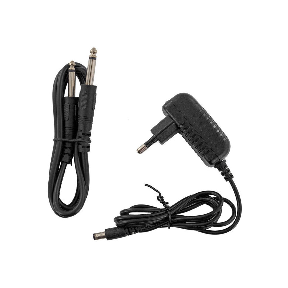 Sistema de micrófono inalámbrico BoomTone DJ UHF, que incluye un receptor doble y dos transmisores de mano