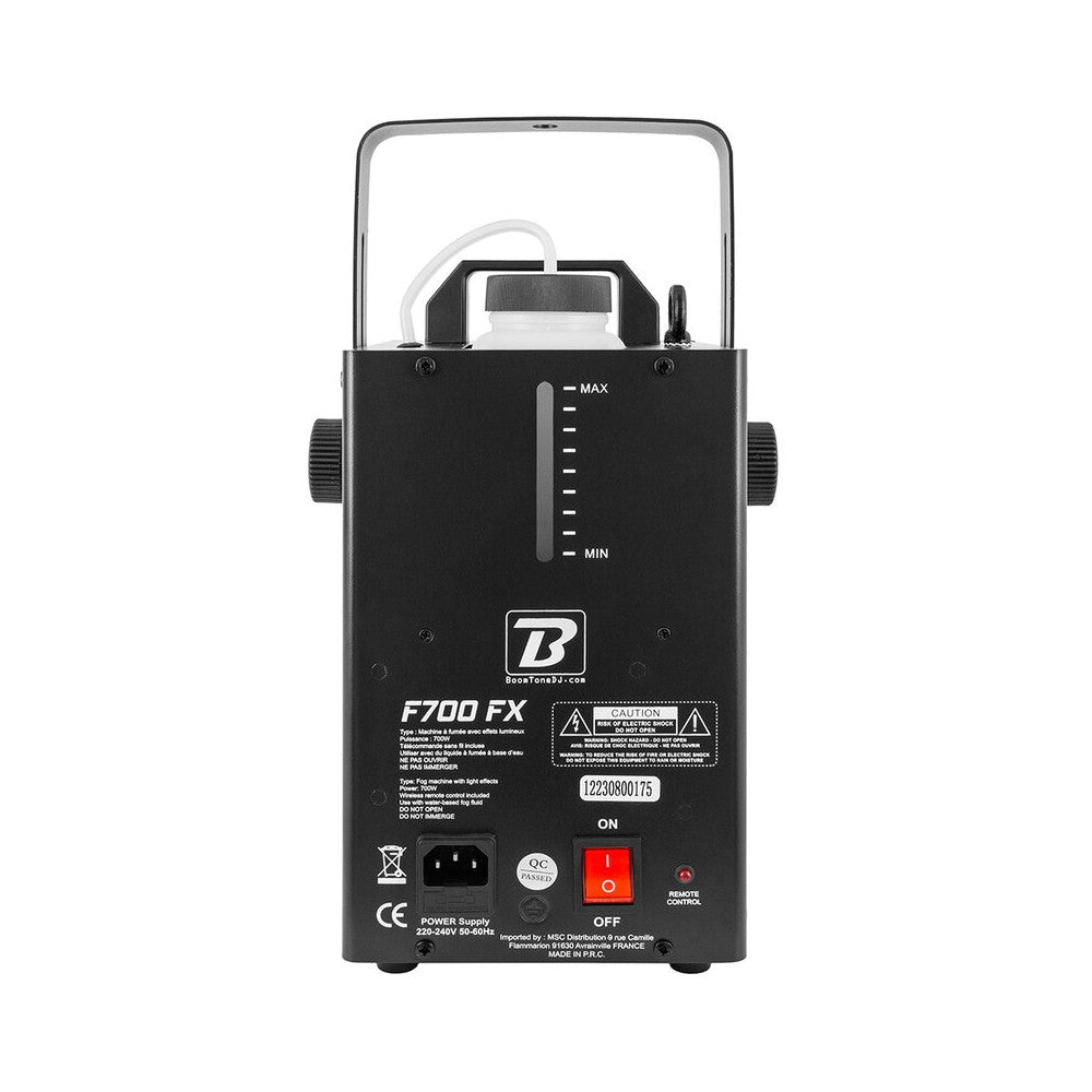 BoomTone DJ F700 FX Smoke Machine with RGBW Light System