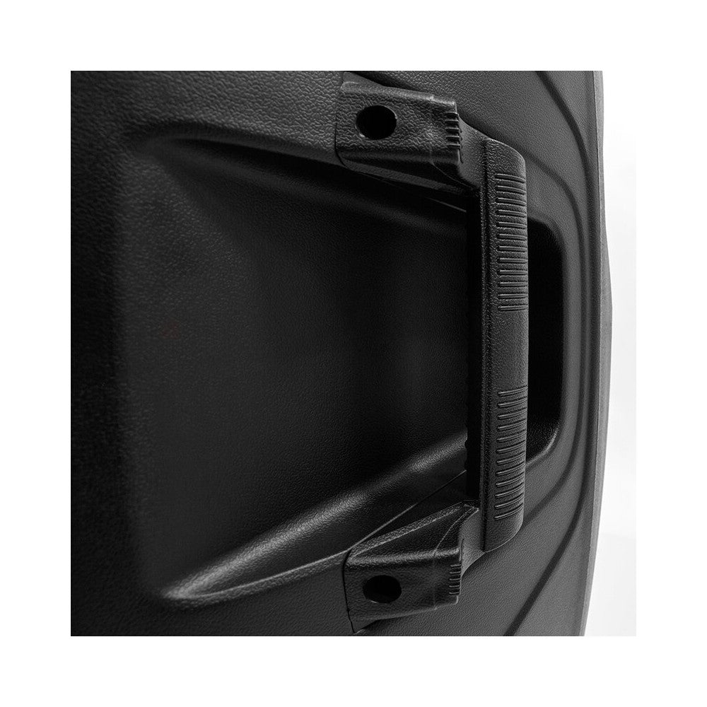 Bafle activo BoomTone DJ 400 W de 2 vías ABS, woofer de 12", tweeter de 1", 1 entrada de micrófono, 1 entrada de línea y 1 salida de enlace, USB / SDHC