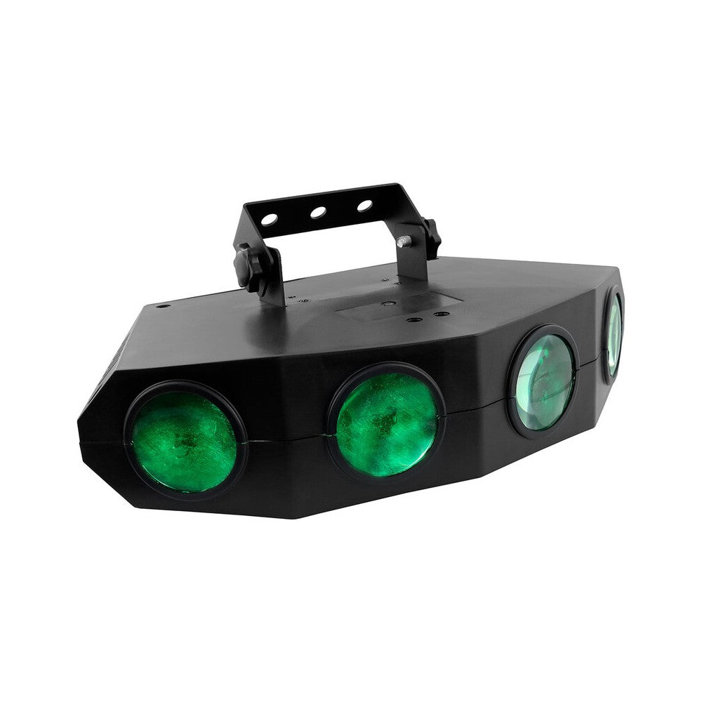 BoomTone DJ Multi-beam with 128 x 5 mm RGBA LED light set with 4 lenses, remote control