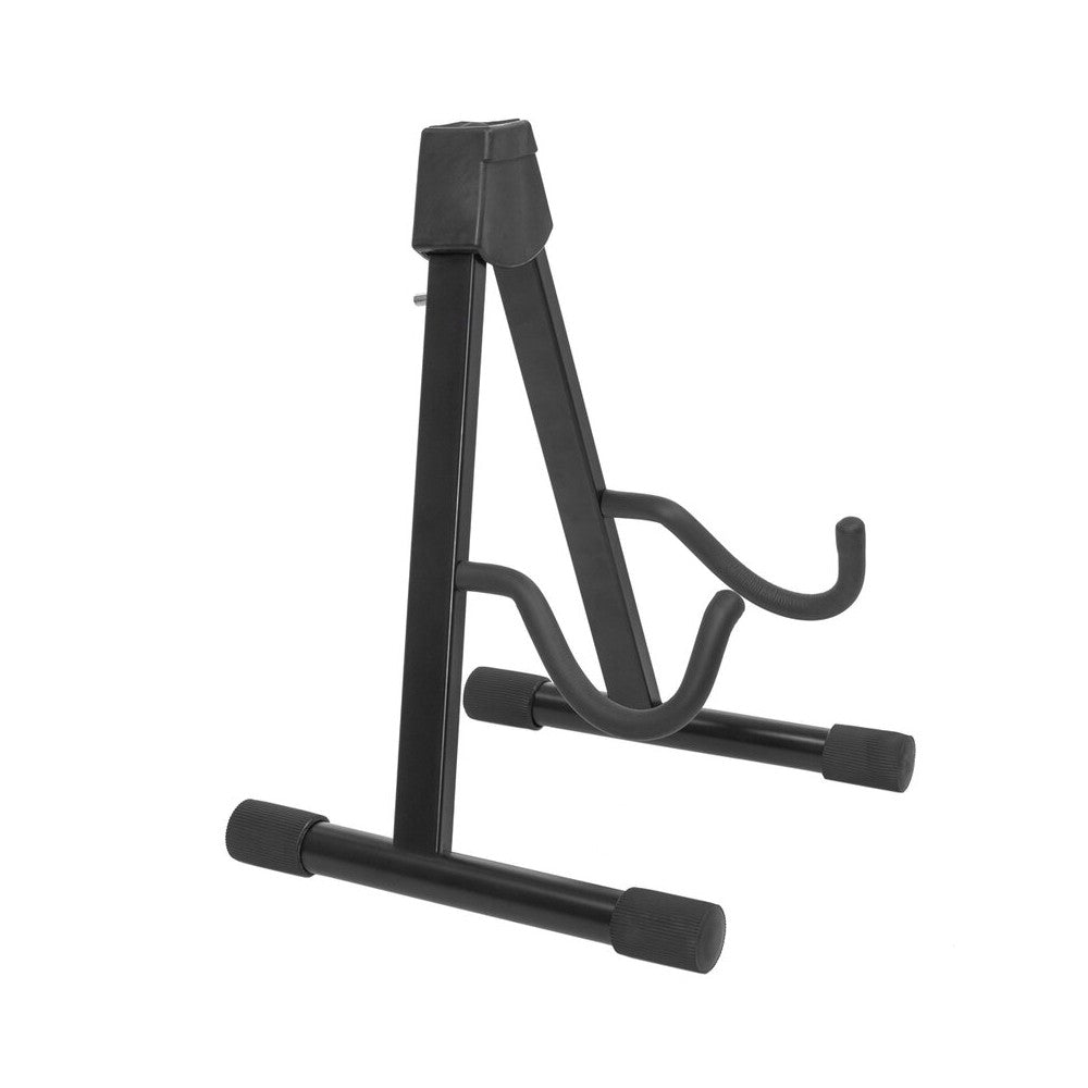 Soporte de guitarra o bajo BoomTone DJ Electric, modelo de estudio, color negro satinado