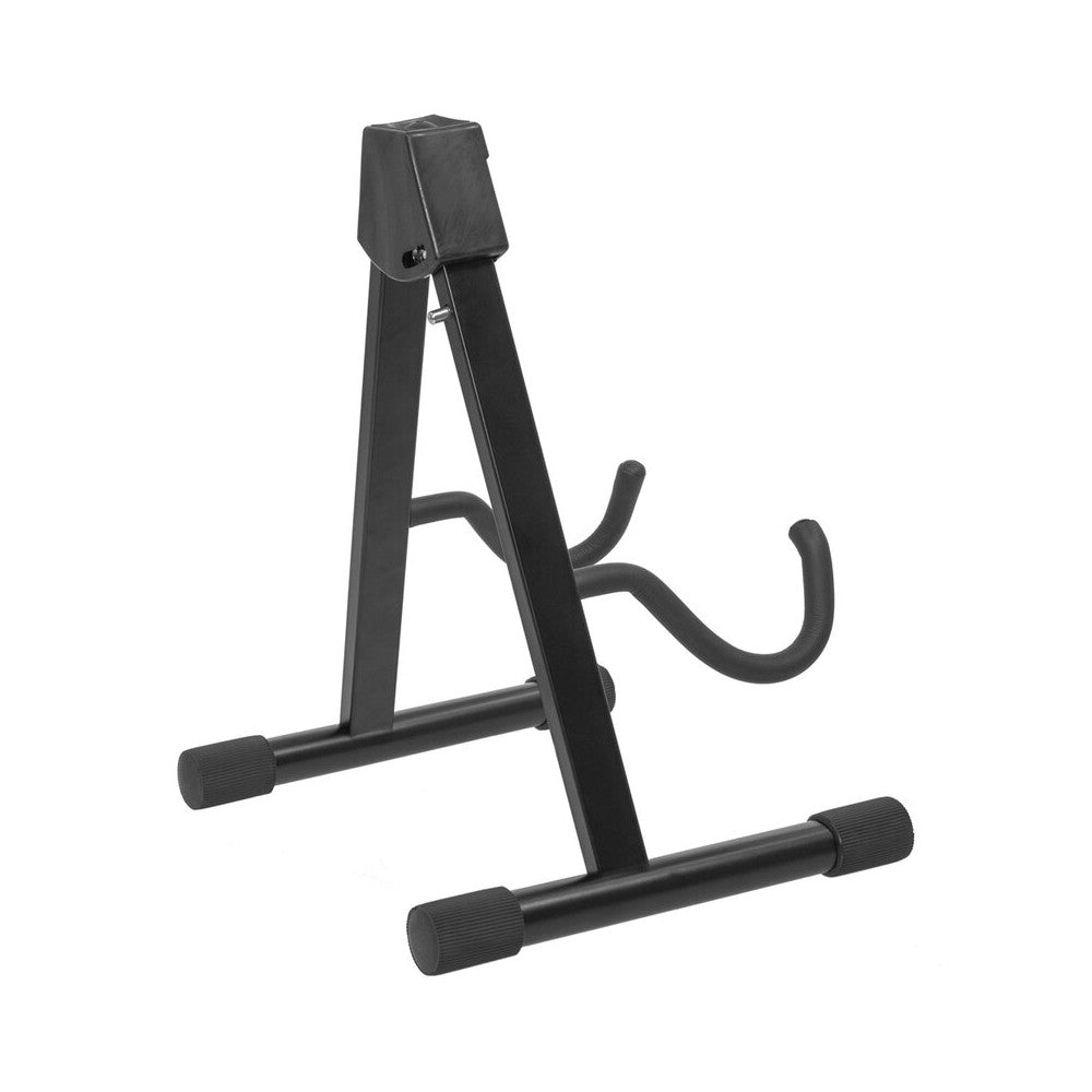 Soporte de guitarra o bajo BoomTone DJ Electric, modelo de estudio, color negro satinado