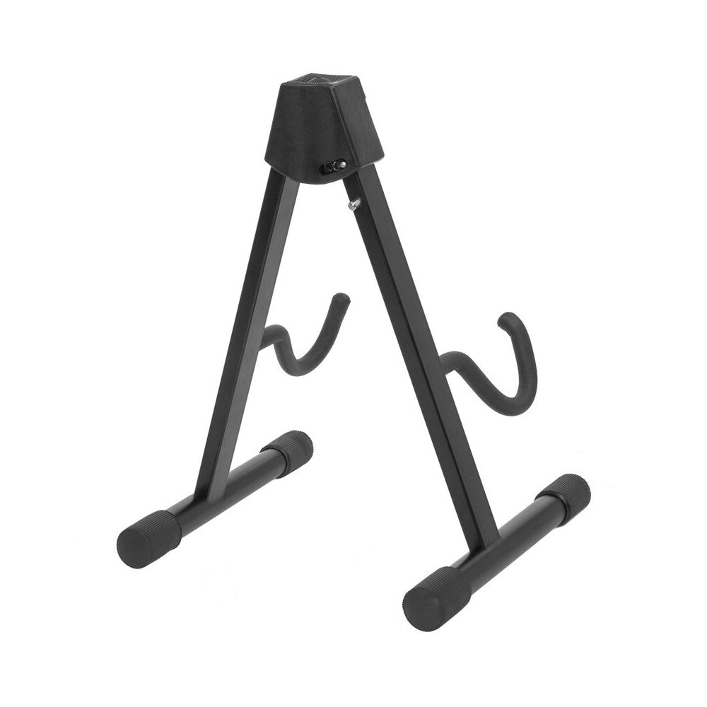 Soporte de guitarra o bajo BoomTone DJ Electric, modelo de estudio, color negro satinado