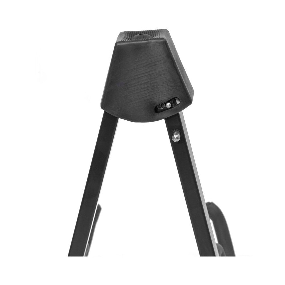 Soporte de guitarra o bajo BoomTone DJ Electric, modelo de estudio, color negro satinado