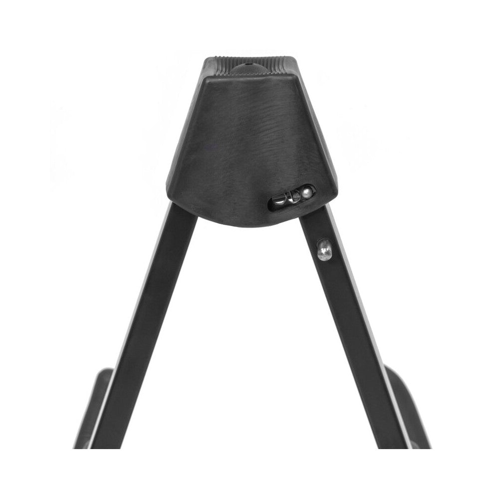 Soporte de guitarra o bajo BoomTone DJ Electric, modelo de estudio, color negro satinado
