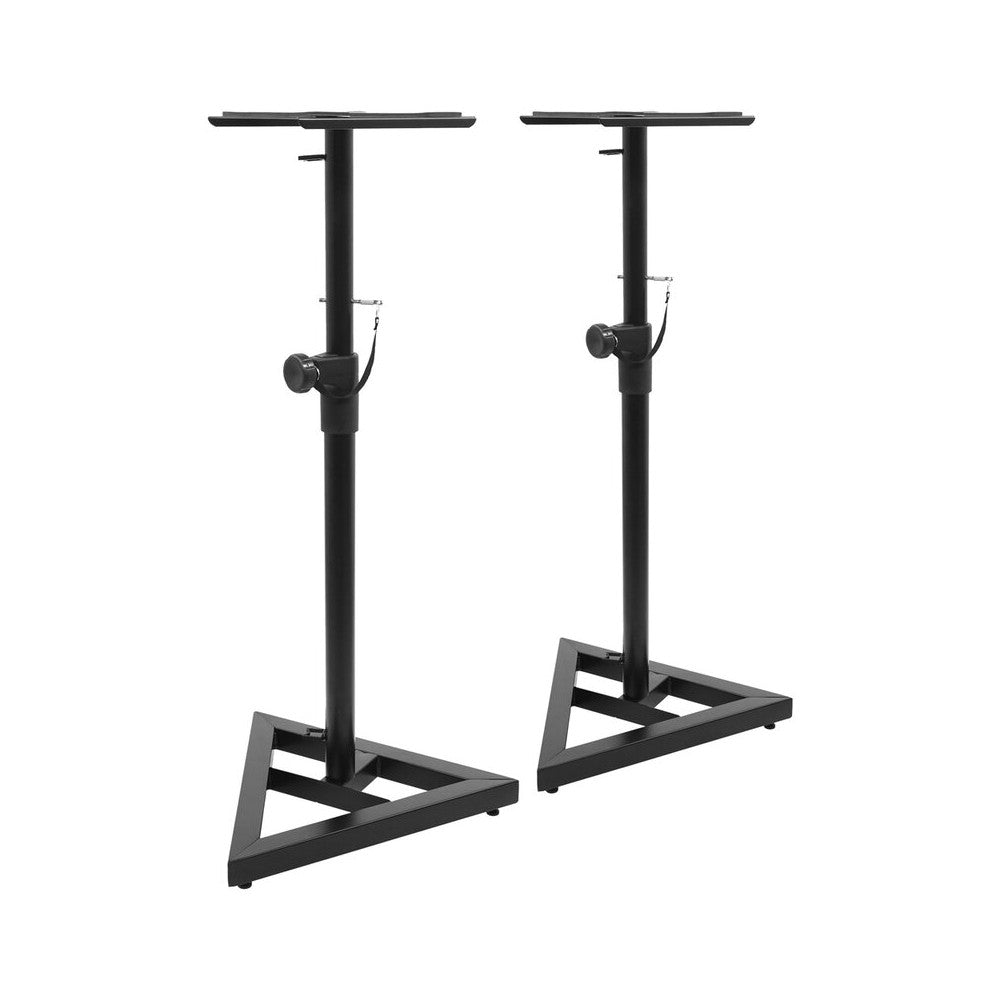 BoomTone DJ Pair of supports for monitoring loudspeakers, 5 adjustable heights