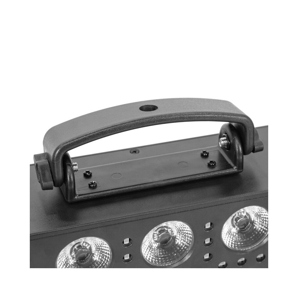 BoomTone DJ 3-in-1 light show with Derby, Wash and Strobe, remote control and adjustable tripod (50 - 150 cm)