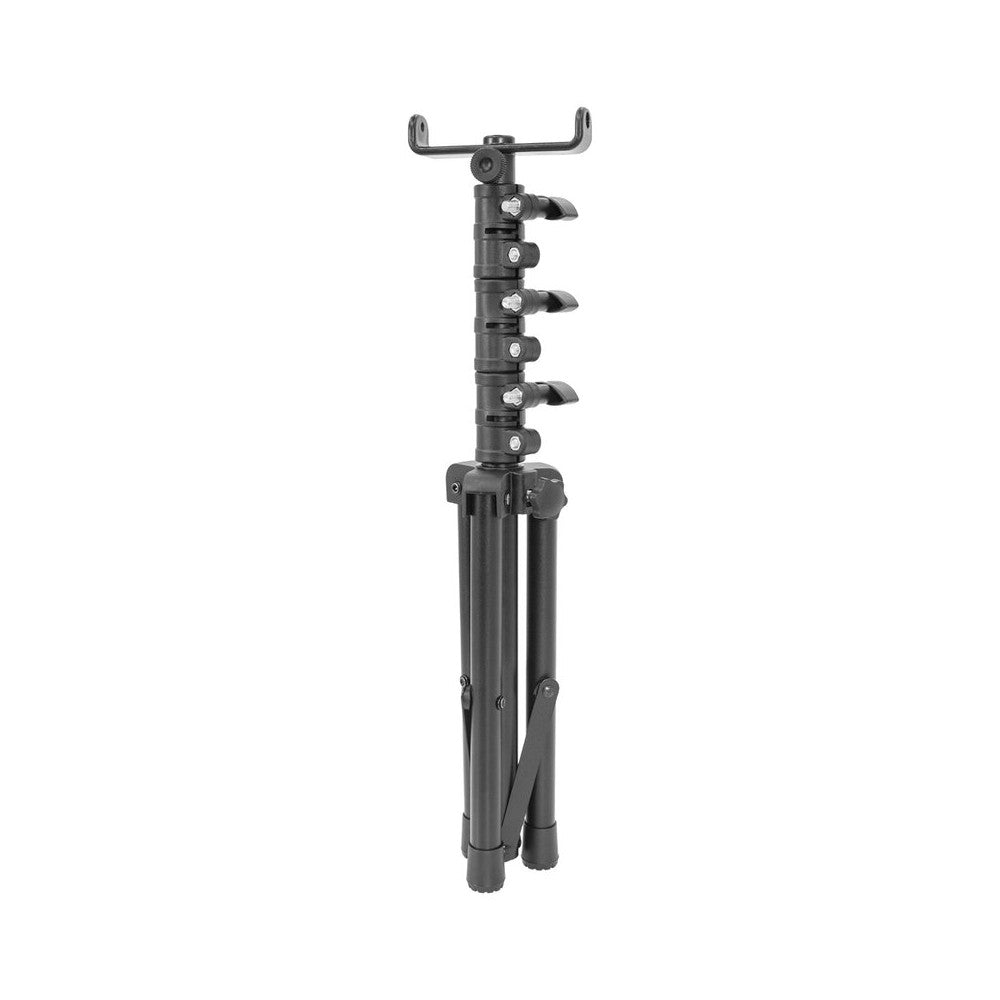 BoomTone DJ 3-in-1 light show with Derby, Wash and Strobe, remote control and adjustable tripod (50 - 150 cm)