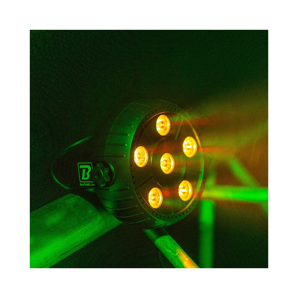 BoomTone DJ Multi-color LED floodlight, 6 x 3 W LED