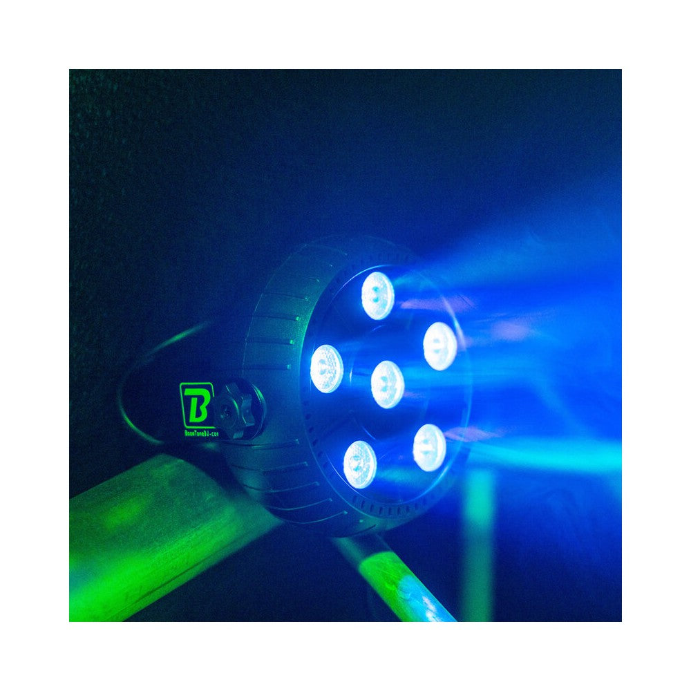 BoomTone DJ Multi-color LED floodlight, 6 x 3 W LED