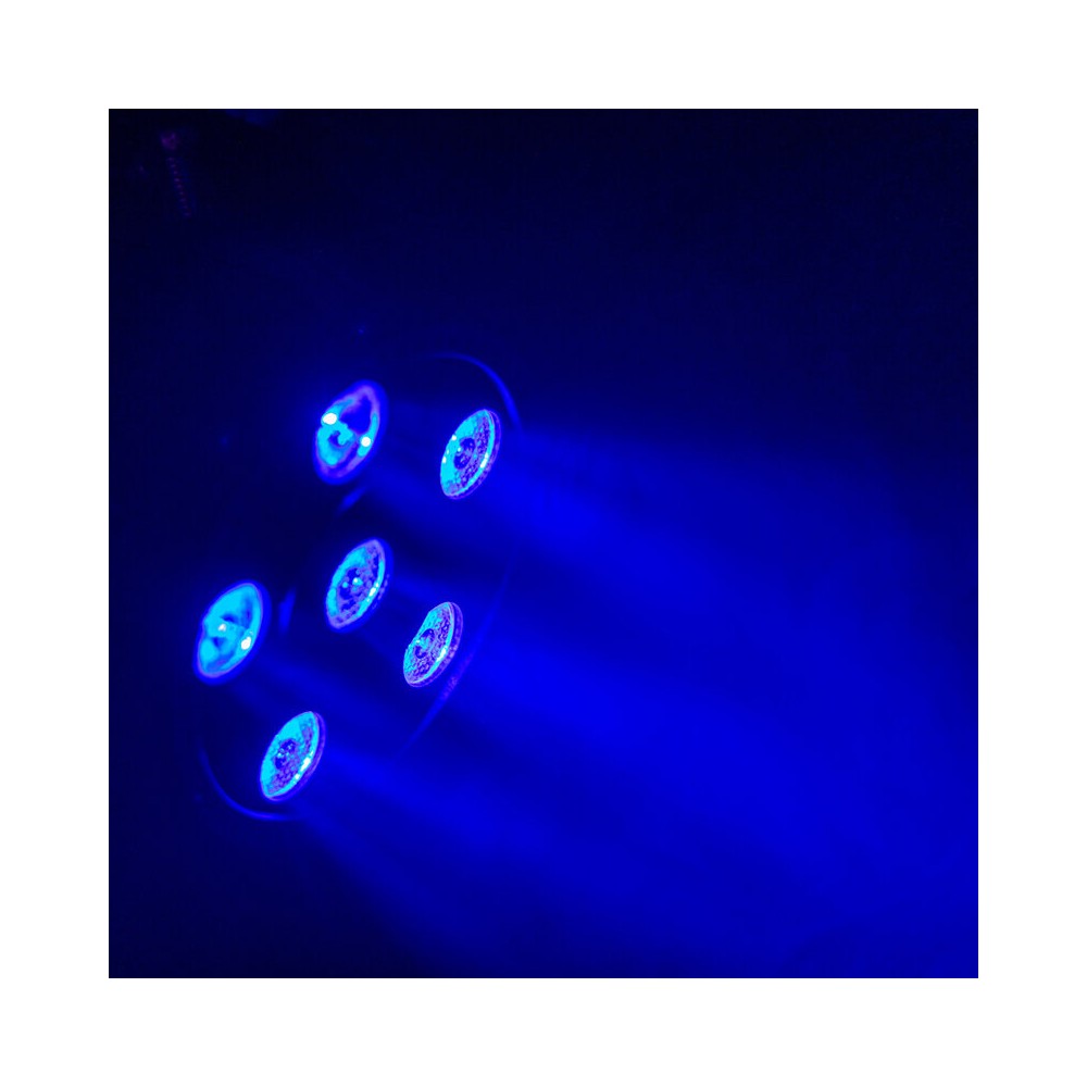 BoomTone DJ Multi-color LED floodlight, 6 x 3 W LED