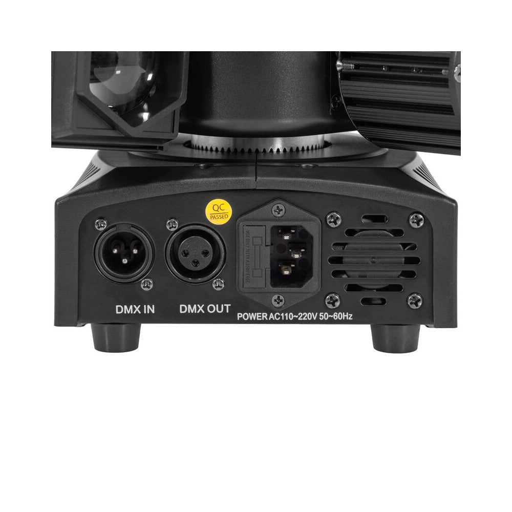 BoomTone DJ 4 LED effects light show: Beam, disco ball, Strobe and multipoint laser,  DMX, automatic and music detection mode