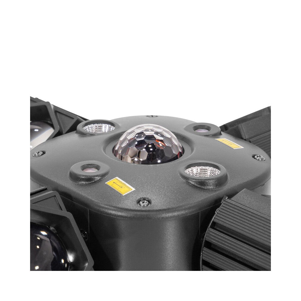BoomTone DJ 4 LED effects light show: Beam, disco ball, Strobe and multipoint laser,  DMX, automatic and music detection mode