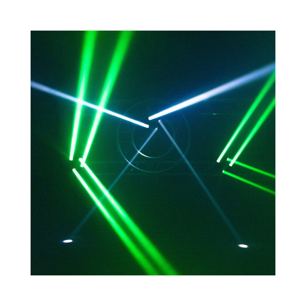 BoomTone DJ 4 LED effects light show: Beam, disco ball, Strobe and multipoint laser,  DMX, automatic and music detection mode