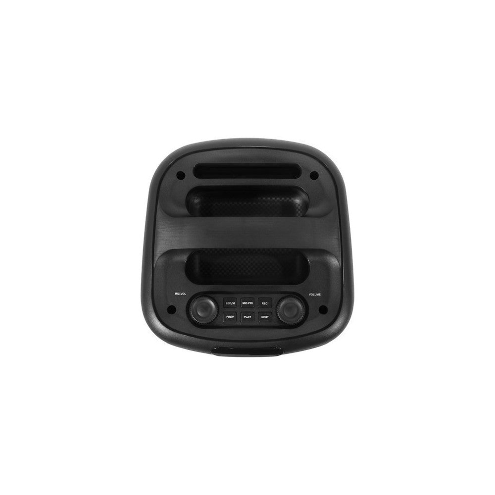 BoomTone DJ 200 W portable loudspeaker system with Bluetooth 5.0, USB / SD drive, light, rechargeable battery and USB-C charging