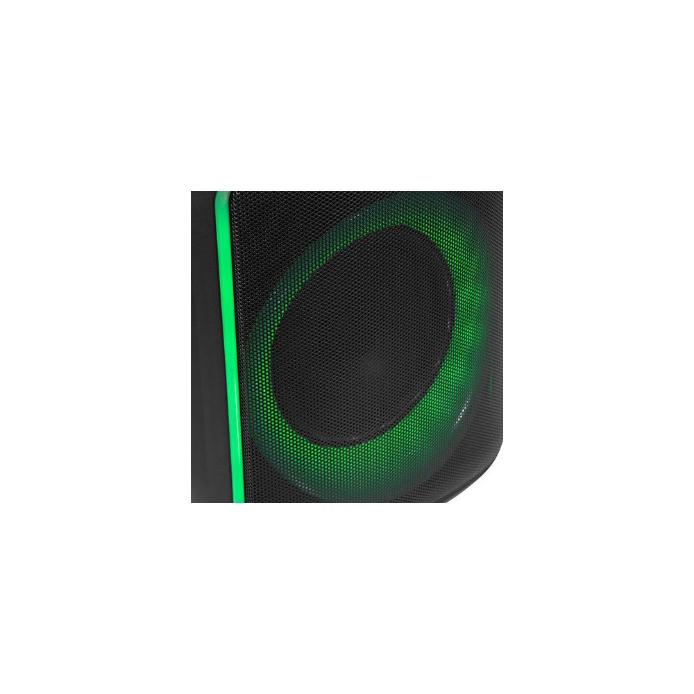 BoomTone DJ 200 W portable loudspeaker system with Bluetooth 5.0, USB / SD drive, light, rechargeable battery and USB-C charging