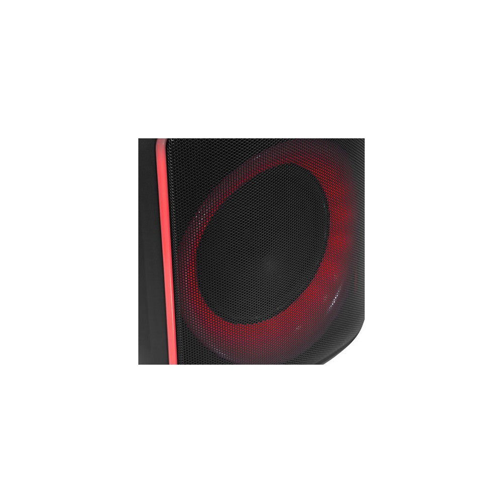 BoomTone DJ 200 W portable loudspeaker system with Bluetooth 5.0, USB / SD drive, light, rechargeable battery and USB-C charging
