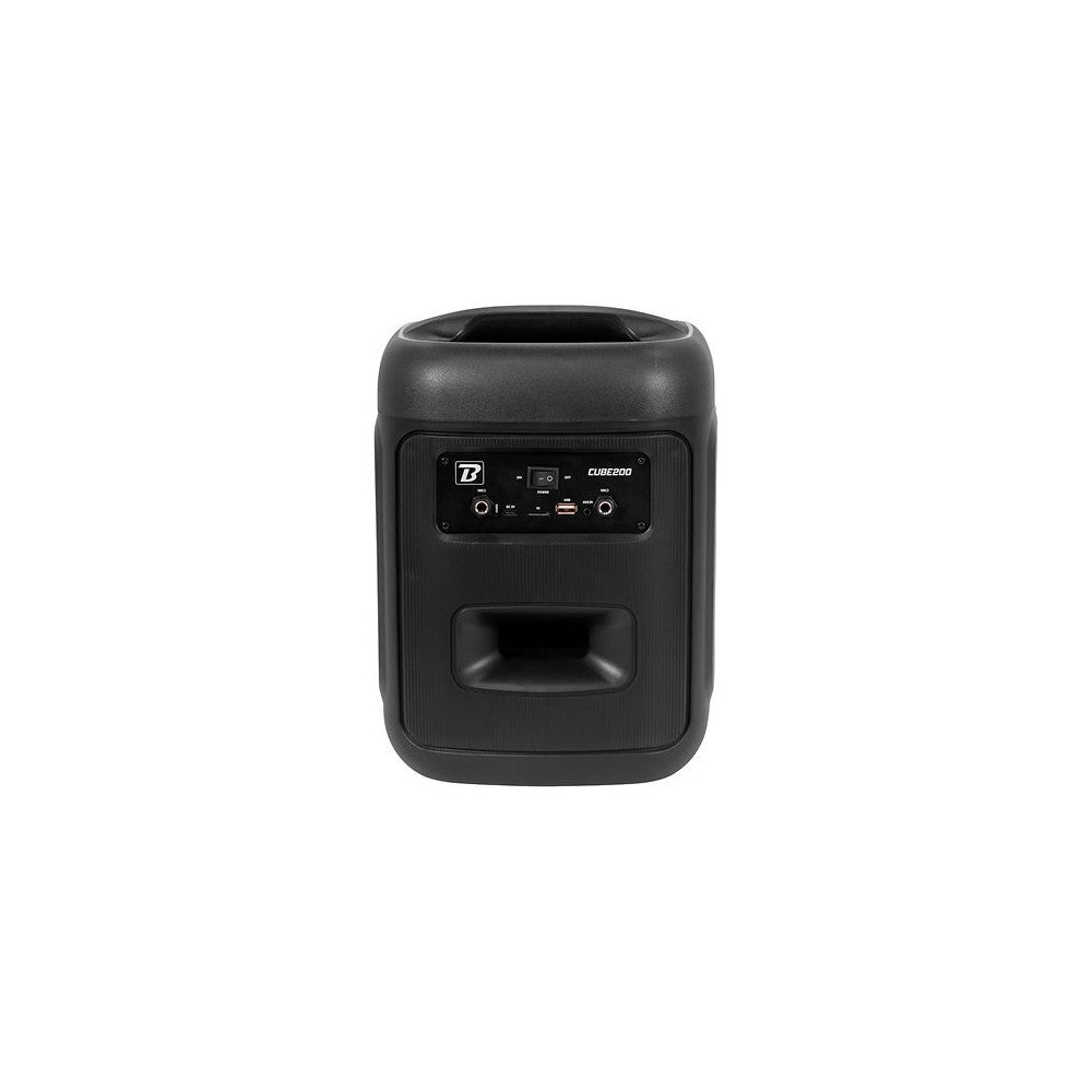 BoomTone DJ 200 W portable loudspeaker system with Bluetooth 5.0, USB / SD drive, light, rechargeable battery and USB-C charging
