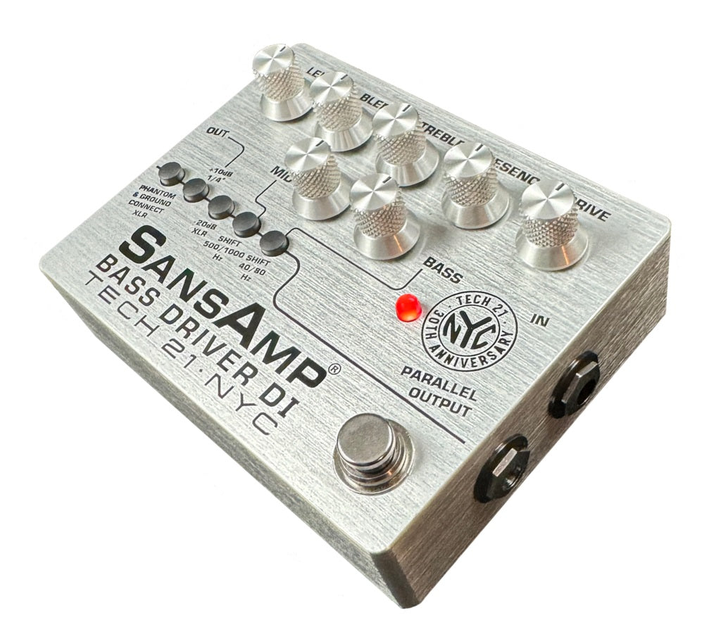 Tech21 SansAmp Bass Driver DI 30th Anniversary Limited Edition - preamplificatore a pedale per basso