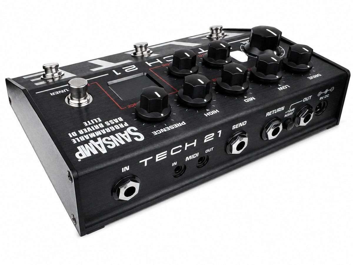 Tech21 SansAmp Driver Elite Programmable - preamplificatore a pedale per basso