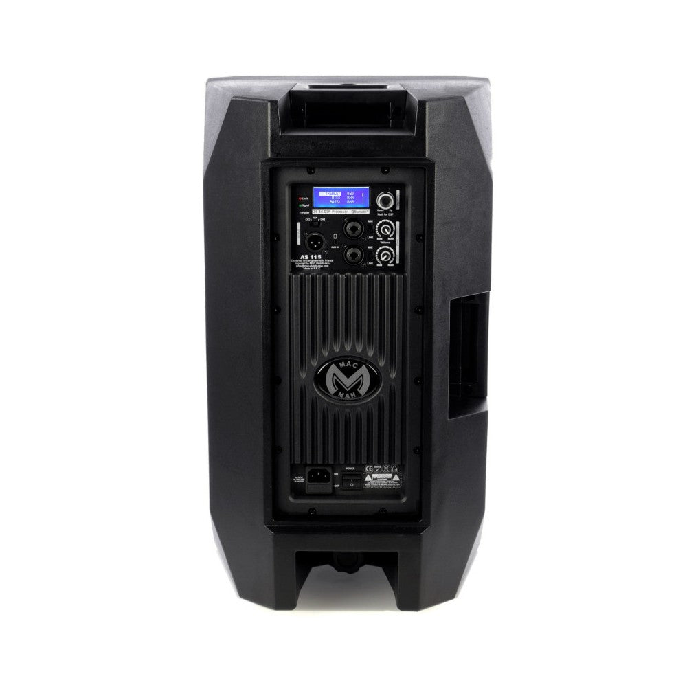 Mac Mah 400 W (LF) + 100 W (HF) 2-way active bi-amp loudspeaker, digital amplifier and DSP, 15" woofer