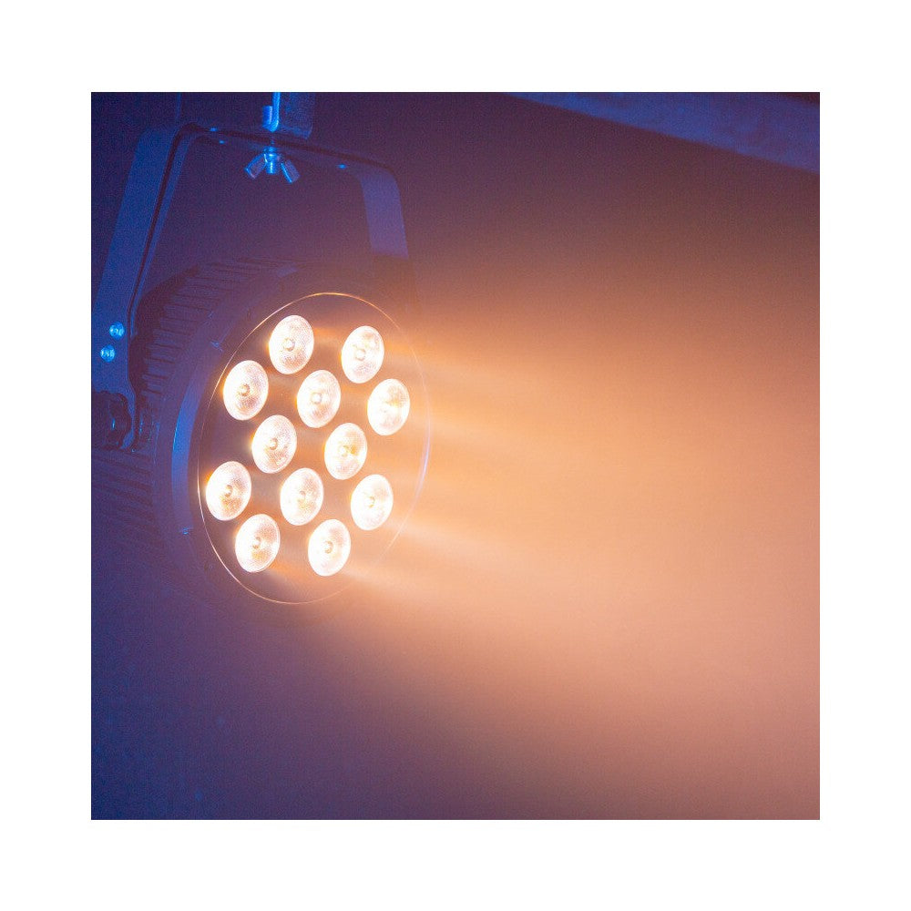 Mac Mah 12 x 12 W 6-in-1 RGBWA-UV, high brightness flat PAR LED projector