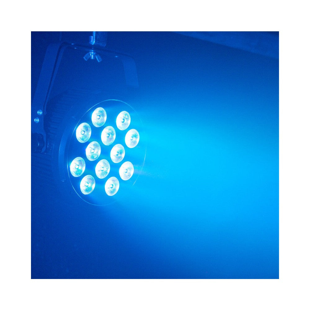 Mac Mah 12 x 12 W 6-in-1 RGBWA-UV, high brightness flat PAR LED projector