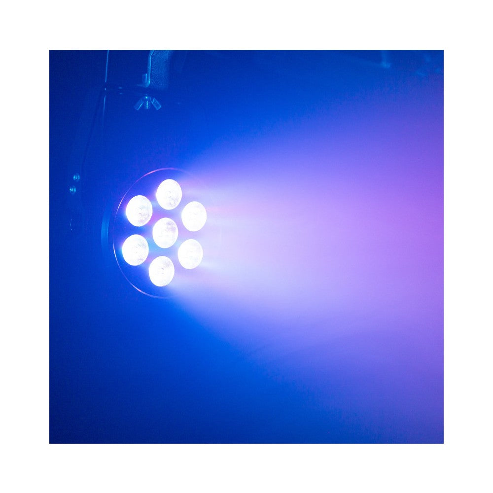Mac Mah 7 x 12 W 6-in-1 RGBWA-UV, high brightness flat LED projector