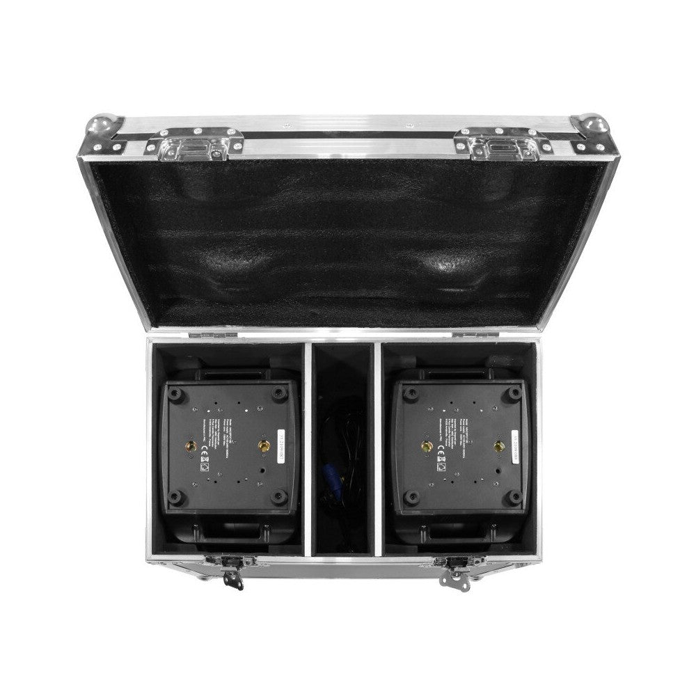 Mac Mah Set of two MACSPOT 100-FC moving heads delivered in a flight case on wheels