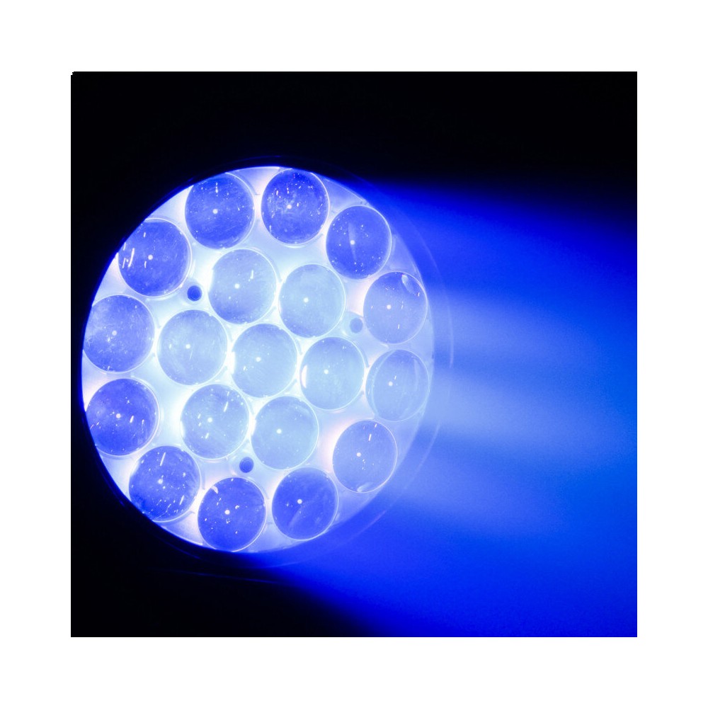 Cabeza móvil Mac Mah 19 x 15 W RGBW LED Wash con control LED circular de 3 zonas, ángulo de zoom de 6 a 50°