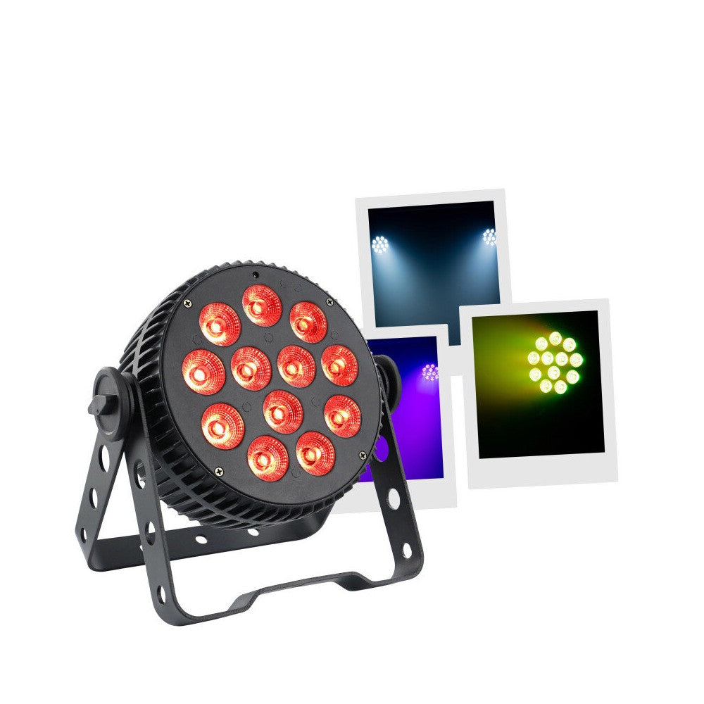 Mac Mah 4-in-1 RGBW LED PAR projector with 12 single 10 W LEDs