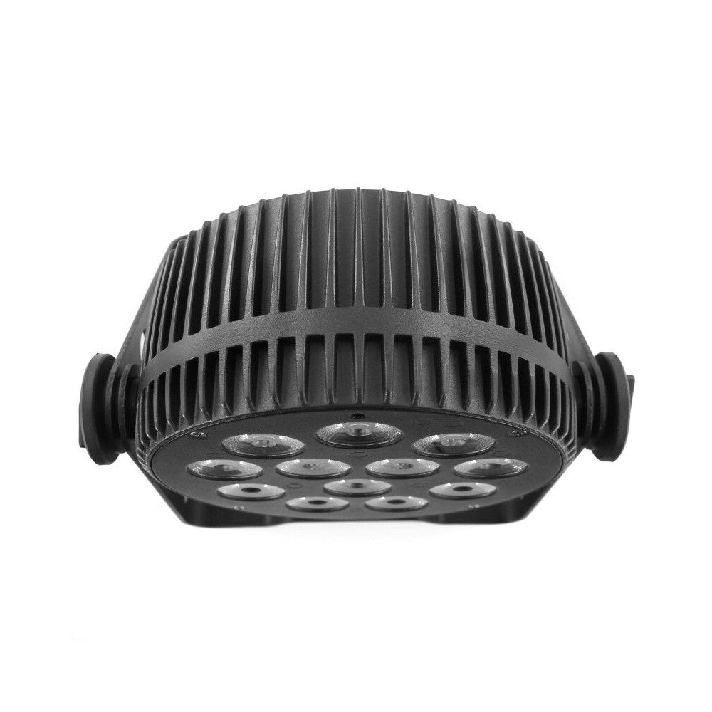 Mac Mah 6-in-1 RGBWA / UV LED Par projector with 12 single 10 W LEDs, IR remote control included