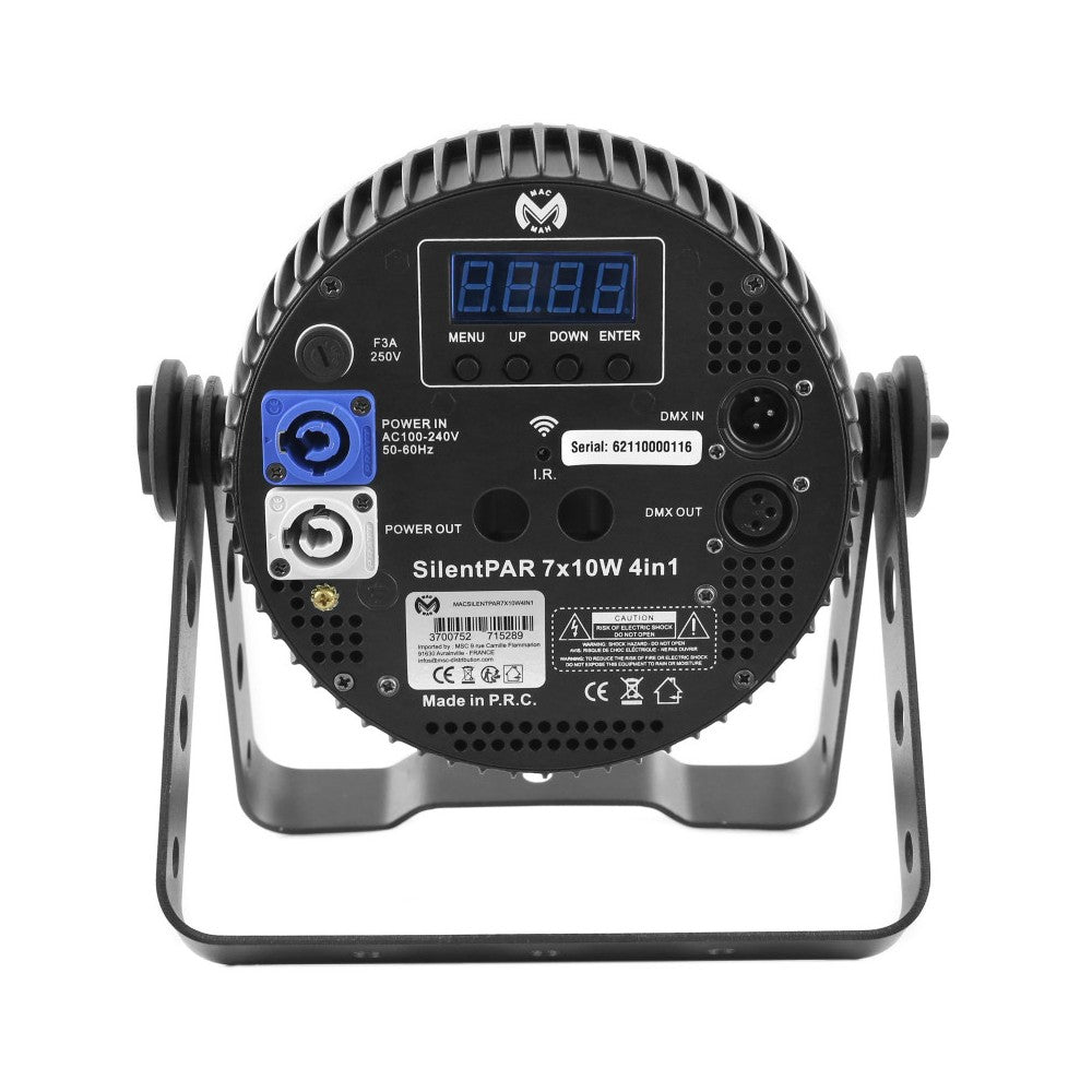 Mac Mah 7 x 10W 4-in-1 RGBW LED Par Projector