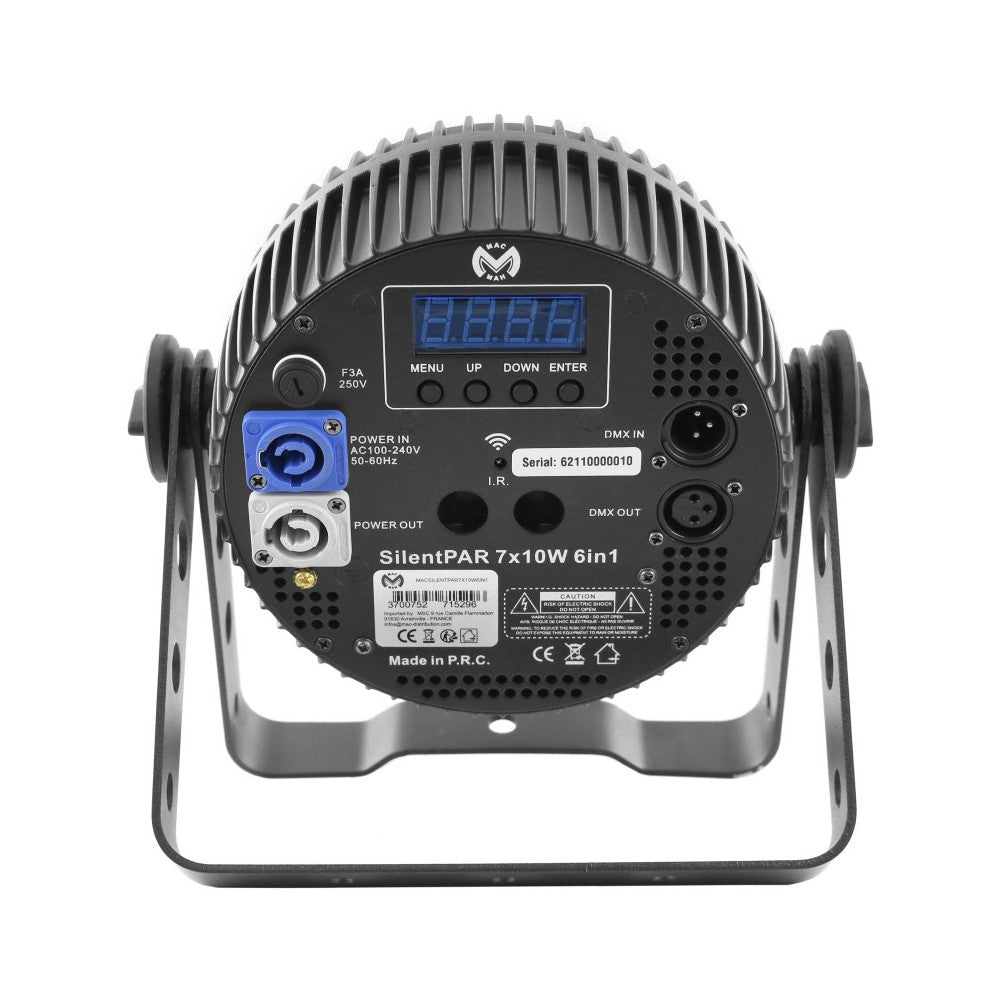 Mac Mah 7 x 10 W 6-in-1 RGBWA/UV LED Par projector