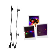 Mac Mah 10 m long garland, splashproof (IP44), equipped with 20 fixed E27 sockets.