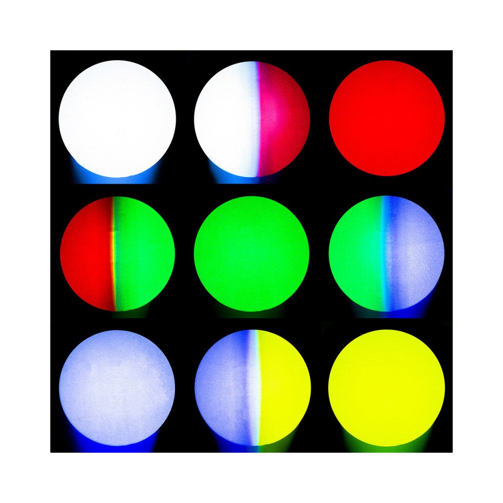 Mac Mah Compact 100 W LED moving head light with vibrant colors, rotating Gobos, motorized focus, DMX, auto, sound, Master/Slave