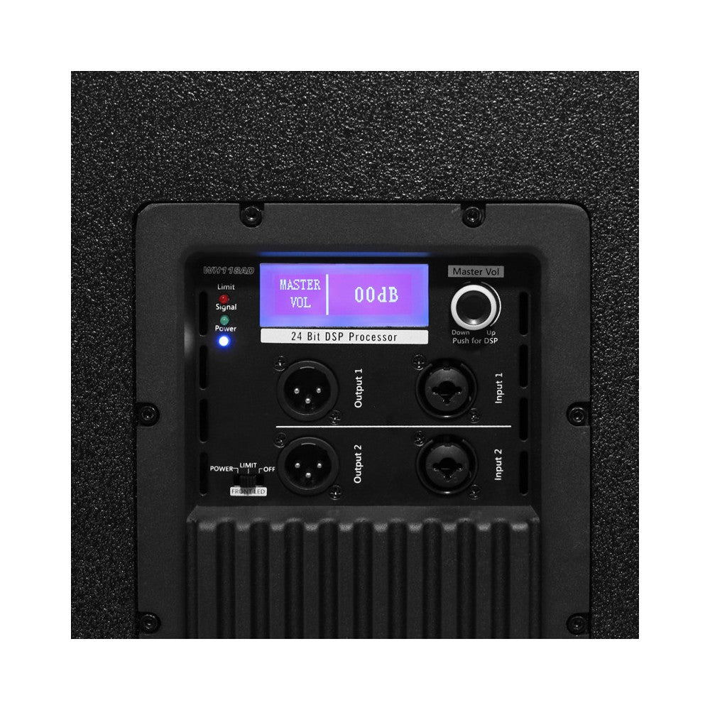 Subwoofer activo Mac Mah de 15'' con DSP, 800 W RMS