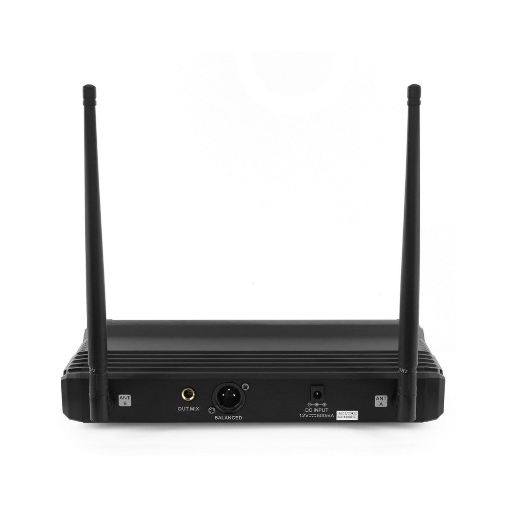 Micrófono inalámbrico Mac Mah Complete, 1 transmisor de mano y 1 receptor, frecuencias de transmisión 660 - 690 MHz