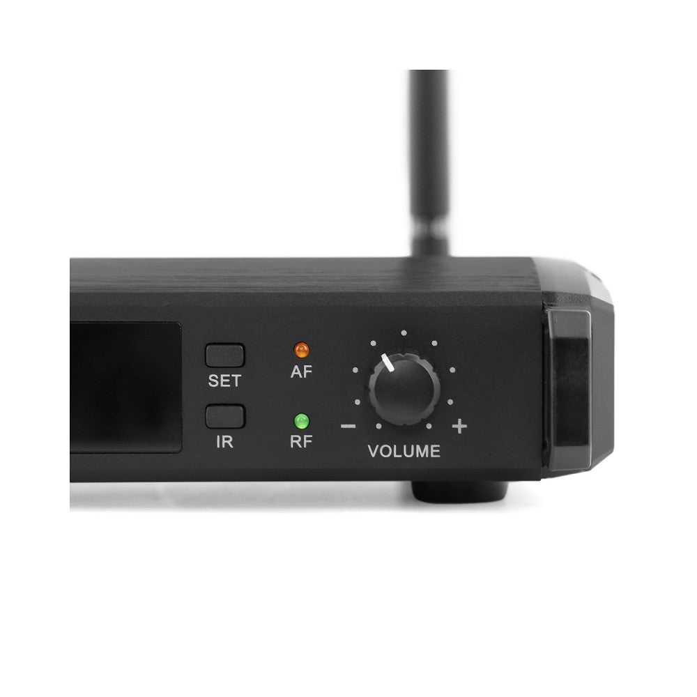 Micrófono inalámbrico Mac Mah Complete, 1 transmisor de mano y 1 receptor, frecuencias de transmisión 660 - 690 MHz
