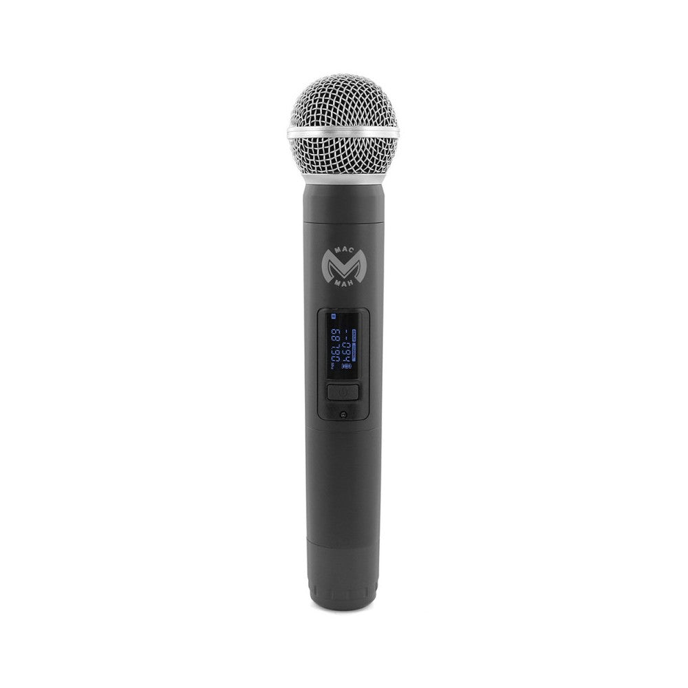 Micrófono inalámbrico Mac Mah Complete, 1 transmisor de mano y 1 receptor, frecuencias de transmisión 660 - 690 MHz