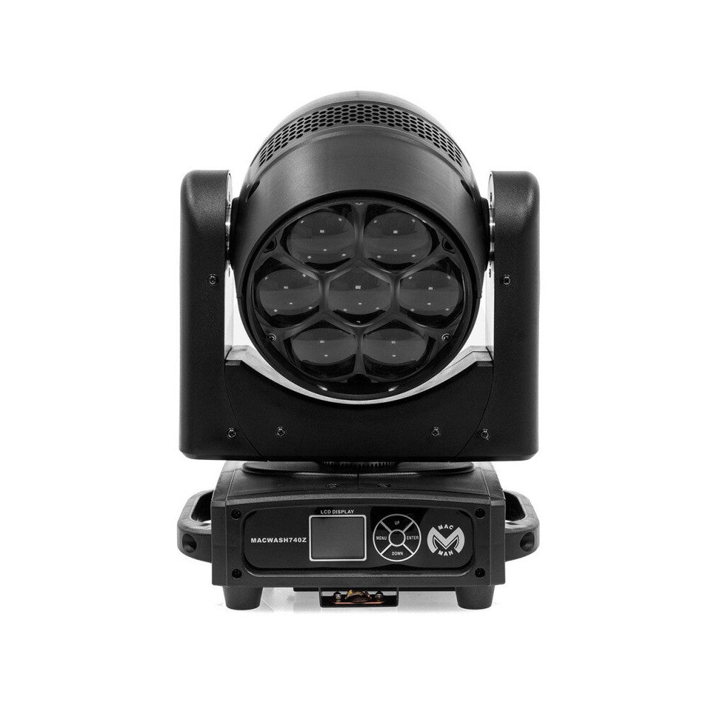 Mac Mah 7 x 40 W RGBW wash beam móvil con zoom, controlable por DMX