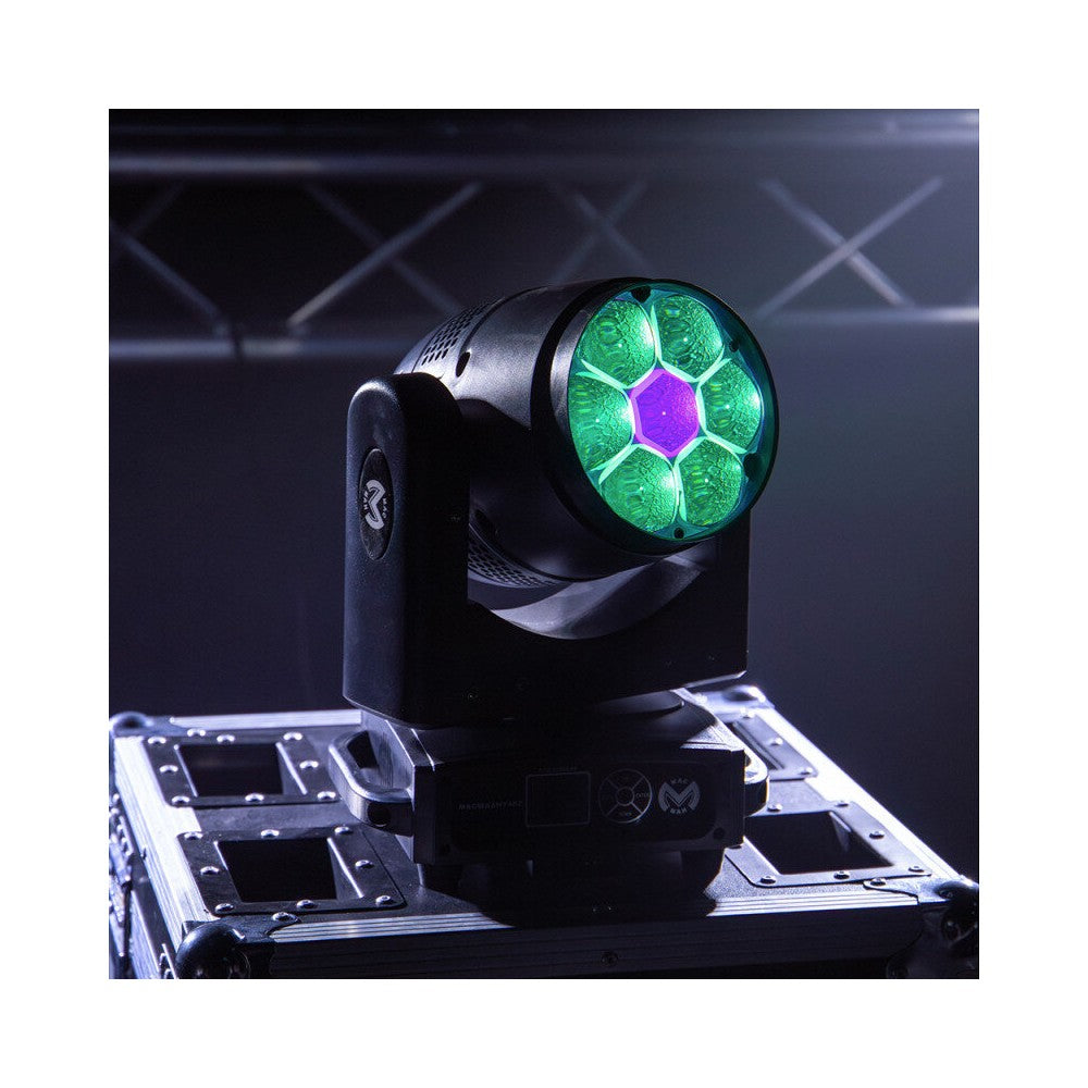 Mac Mah 7 x 40 W RGBW wash beam móvil con zoom, controlable por DMX