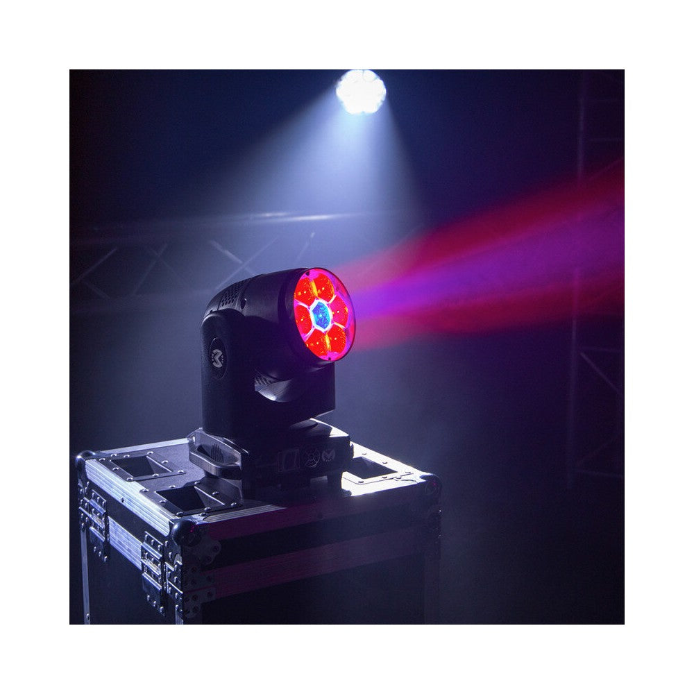 Mac Mah 7 x 40 W RGBW wash beam móvil con zoom, controlable por DMX